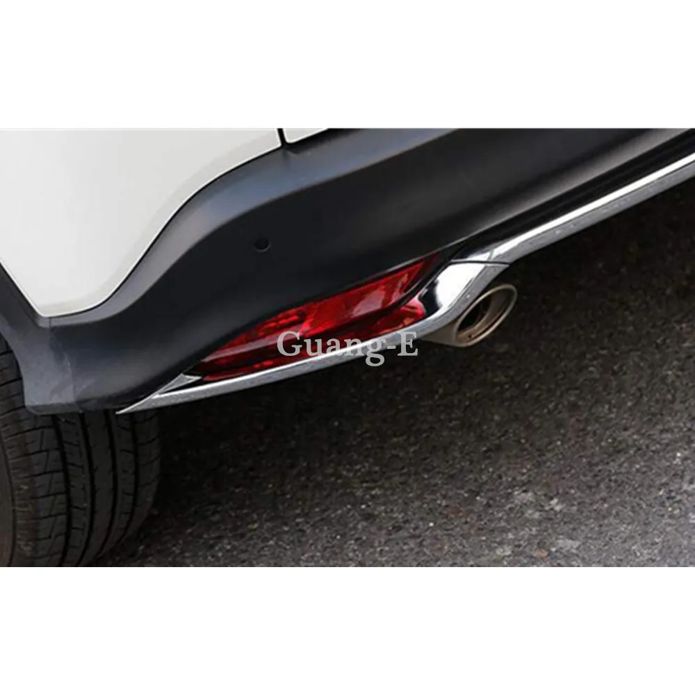 Honda HRV HR-V Vezel 2019 2020 Automobilių Kėbulo Dangtelis Apsaugos Bamperis ABS Chrome Apdaila Galinio Nugaros Uodega Apačioje Gaubtai 3pcs