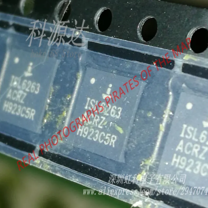ISL6263ACRZ-T ISL6263A Įtampos Reguliatorius 32-Pin QFN EP T/R 10vnt/maišelis