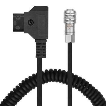 D-Bakstelėkite BMPCC 4K 2 Pin Užraktas Elektros Laidas Blackic Kišenėje Kino Kamera Sony 4K V Mount Baterija