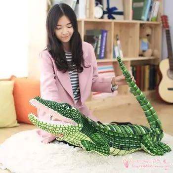 Didelis 160cm modeliavimas krokodilas minkštas pliušinis žaislas miega pagalvę žaislas gimtadienio dovana h976