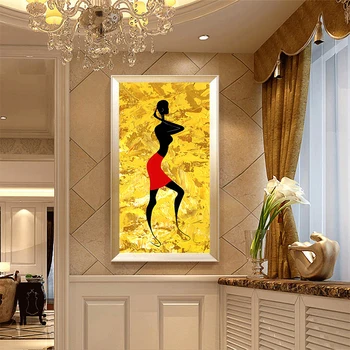 Šiuolaikinės Neįrėminti šokių Mergaitė, Drobė, tapyba Kvadratinių Sienos nuotrauka didelį Plakatą ir spausdina Abstrakčiai baleto šokėjas Spausdinti Sienos menas
