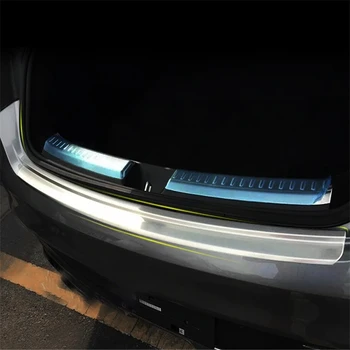 WELKINRY Benz GLE Coupe C292-2019 galiniai galinio bamperio lauke vartų atgal durų slenksčio riba scuffproof guard plokštė pedalų apdaila