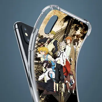 Bungou Benamių Šunų Dazai Osamu iPhone 12 Mini Pro 11 7 Atveju Aišku, Telefono Shell 