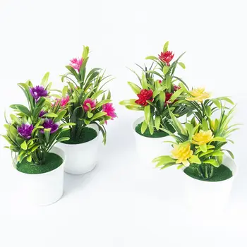 Dirbtiniai Augalai Bonsai Nedidelis Medis Vazoniniams Augalams Bonsai Lotoso Gėlės Netikrą Vazoninių Gėlių Ornamentais Namų Puošybai Sodo Dekoro