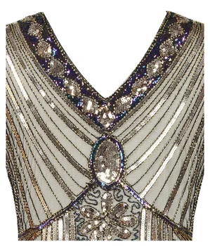 Moterų 1920 m., Derliaus Pakraštyje Flapper Suknelė China Zawalcowany Great Gatsby Suknelė 2020 M. Vasarą Ilgai Vakare Prom Šalis Suknelė Vestido