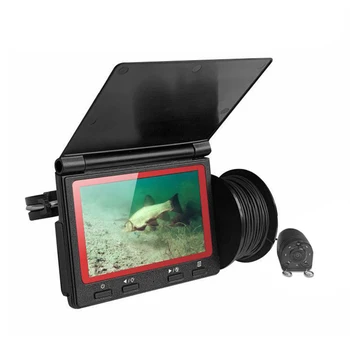 4.3 colių Monitorius 1000TVL Žuvų Ieškiklis Povandeninės Žūklės Kamera 180 Laipsnių Žuvų Ieškiklis vaizdo Kamera