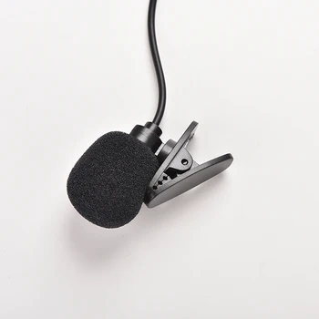 Universalus Nešiojamas Mini Mikrofonas laisvų Rankų įranga Atvartas Lavalier Įrašą 3.5 mm Mikrofonas Kalbos Mokymo Konferencijos Vadovas Studio Mic