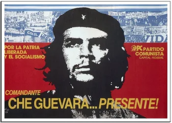 Kuba Socialistų Socializmo Lyderis Che Guevaros Fidelis ir Vaikų Retro Vintage 