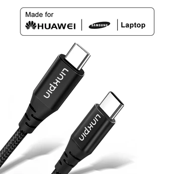 LINKPIN USB C su USB C Tipo Kabelis Xiaomi Redmi Pastaba 8 Pro 