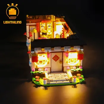 LIGHTAILING LED Šviesos Rinkinys 80101 Kinų Naujųjų Metų išvakarių Vakarienė, Žaislų, Statyba Blokai Apšvietimo Rinkinys