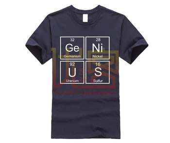 Juokinga Genijus Mokslo Chemijos t-shirt, T Marškinėliai Vyrams Vasaros Stiliaus trumpomis Rankovėmis o-kaklo Medvilnės Puiki Dovana, t-marškinėliai, Unisex ot-915
