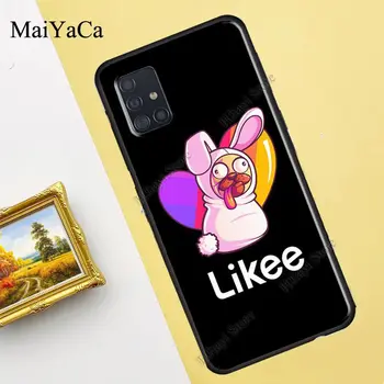 Likee Funny Cat Bear Meilė Širdies Case For Samsung Galaxy A21S A20e A31 A51 A71 A40 A50 A70 M31 20 Pastaba Ultra S20 S9 S10 Plius