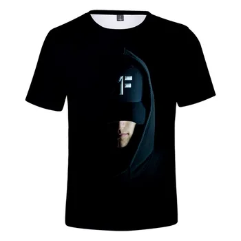 Nekilnojamojo Muzikos NF spausdinami 3d Marškinėlius Marškinėliai Vaikams, Vyrams, Moterims, Reperis Nathan Feuerstein T Shirts hip-hop trumpomis Rankovėmis T-shirt Viršūnes Tee