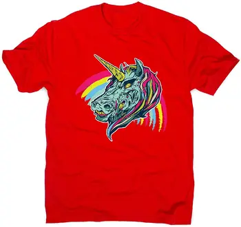 Grafinis Pavarų Creepy Vienaragis - Vyrai Juokinga, Iliustracijos T-Shirt Nauja siunta Tee Vasaros 2020 Kvėpuojantis Apvalios Kaklo Marškinėlius