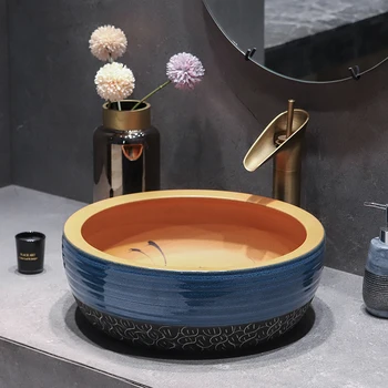 Europos Keraminės kriauklės Art Praustuvas glazūruotos keraminės kriauklės vonios kriaukle