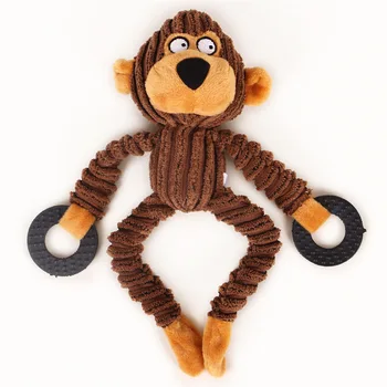 1Pc Šunys Pliušinis Žaislas Minkštas Žaislas Mažai Beždžionių, Interaktyvios Girgždėti Mažylis Pliušinis Žaislas Pliušinis Šuniukas Pliušinis Garso Avis, Beždžionė Karvė Kvailas, Pet