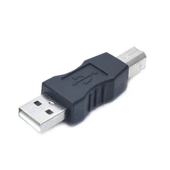 USB Type A Male į Spausdintuvą, Scanner Type B Male Adapteris Adapteris Keitiklis Jungtys Priedai