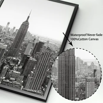 Paryžiaus Bokšto Gatvės Empire State Building Line Menas Drobė, Tapyba Šiaurės Plakatai Ir Spausdina Sienos Nuotraukas Gyvenimo Kambario Dekoro