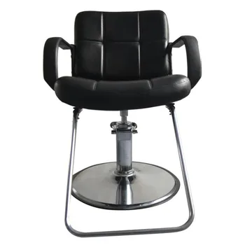 Lady Barber Kėdės, Juodi Plaukai Salonas chase Metalo Oda Kempine Kirpykla Reguliuojamas Didelės patogios sėdynės