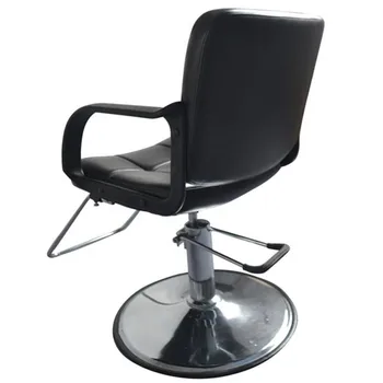 Lady Barber Kėdės, Juodi Plaukai Salonas chase Metalo Oda Kempine Kirpykla Reguliuojamas Didelės patogios sėdynės