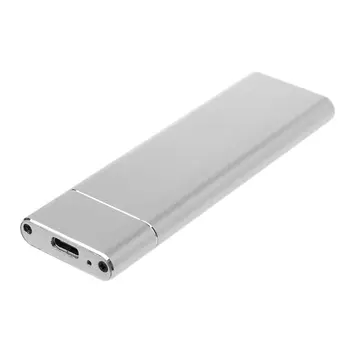 USB 3.0 2 M. SSD Mobiliojo Standžiojo Disko Dėžutė Adapterio Kortelės Išorės Talpyklos Atveju m2 SATA SSD USB 3.1 2230/2242/2260/2280