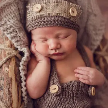 Kūdikių Fotografija Komplektus Naujagimiai, Fotografijos Reikmenys, Kūdikių Skrybėlę Nėrimo Kostiumų Nuotraukų Fotografavimo Retro Baby Nuotrauka Rekvizitai
