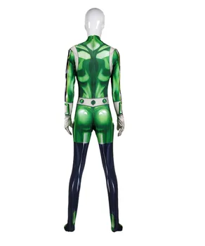 Froppy Cosplay kostiumų Pro Herojus Tsuyu Asui Mano Herojus Zentai Bodysuit Helovinas kostiumas Šalis Spandex Jumpsuit
