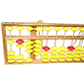 Kinijos Abacus 13 Stulpelyje Medžio Kabykla Didelis Dydis neslidus Abacus Kinijos Soroban Priemonė Matematikos Vaikus Matematikos Švietimo Žaislas 58Cm