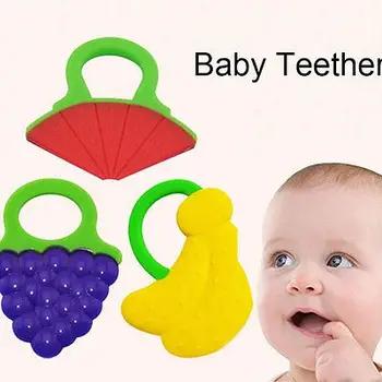 1 Vnt Kūdikiams, Kūdikių Teether Gražių Animacinių filmų Formos Teethers Silikono BPA Nemokama 4M+ Baby