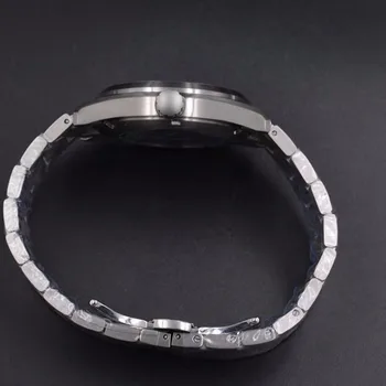 Corgeut 41mm prabanga viršų markės mados Žiūrėti vyrų laikrodis visiškai Automatinis nerūdijančio plieno, Safyro Stiklas, vyriški laikrodis