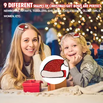 Kalėdų Ornamentu Dekoravimui Kalėdų Staigius Išskirtinį Mielas Plaukų Įrašą, Dovanos Mergaitėms, Berniukams, Vaikams, Paaugliams