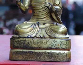 Tibeto Vario Violetinė Gild Šventykla Sėdynės Arhat Damo Bodhidharma Dharmos Budos Statula