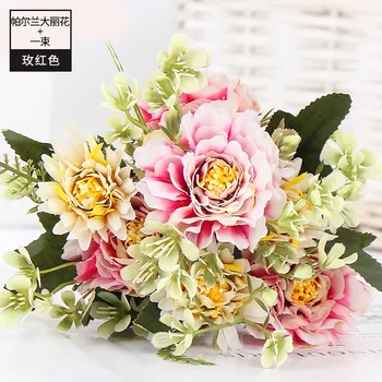 3PCS 1 krūva 7 dirbtinės gėlės nuotaka vestuvių helovinas, Kalėdos, gimtadienis, sodas šalies namų puošybai accessori