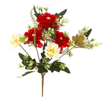 3PCS 1 krūva 7 dirbtinės gėlės nuotaka vestuvių helovinas, Kalėdos, gimtadienis, sodas šalies namų puošybai accessori