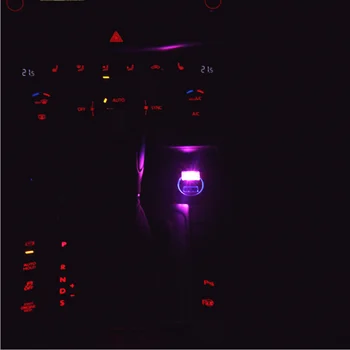 1pcs Automobilių Stiliaus USB Atmosfera LED Šviesos Automobilių Reikmenys Opel Astra Corsa 