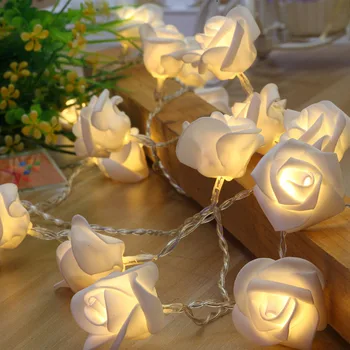Naujas stalo lempa Renginiai Šalys Rožių Medį Lempa LED Girliandą Šviesos Valentino Diena vestuvės Namuose šalis Velykų Decorration