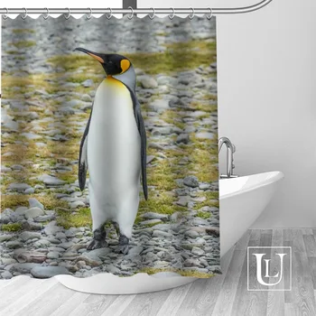 Custom pingvinas Vonios Užuolaidų Audinys, Moderni Dušo Užuolaidos vonios kambarys gražus Užuolaidos Vonios dekoras