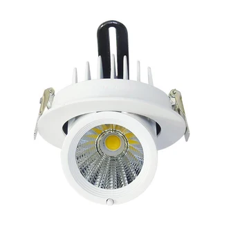 10W 15W 25W 30W 360 Laipsnių Sukimosi LED spot downlight lubų žemyn šviesos pasukti LED kamieno šviesos AC85-265