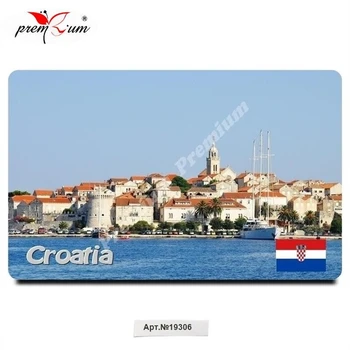 Šaldytuvas magnetas suvenyrų Kroatija турестический