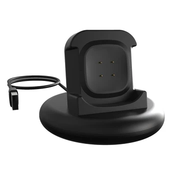 Įkroviklio Adapteris USB Įkrovimo Kabelis Dock for fitbit - Versa3/Prasme Smart Žiūrėti T8DA