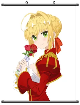 Japonų Anime Fate/PAPILDOMŲ Likimas/Grand Kad Nero Klaudijus Cezaris Raudonas kalavijas Namų Dekoro Sienos Pažymėkite Plakatas Dekoratyvinis Nuotrauką