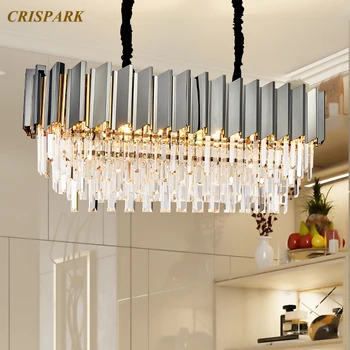 Modernūs, Prabangūs Krištolo Sietynai Apšvietimas LED Blizgesio Cristal Šviestuvo Lempos Patalpų Dekoratyvinės Šviesos Šviestuvas