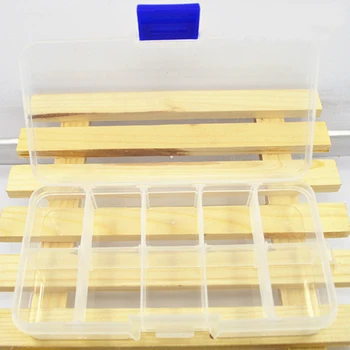 Reguliuojamas 24 Skyrelio Skaidraus Plastiko talpinimo Papuošalai, Auskarai Atveju mažų objektų Caja de almacenaje