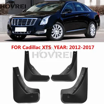 4pcs/set Purvasargių Už Cadillac XTS 2012-2017 Priekiniai Galiniai Litų Purvo Atvartais Splash Apsaugai Mudflaps Sparnus 2013 m. m. m. 2016 m.