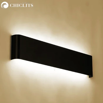 Chiclits Naktį LED Žibintai, Modernus Minimalistinio Aliuminio Sienos Lempos Vonios Veidrodis Šviesos Sconce Miegamojo, Svetainės Šviestuvas, 6W/12W
