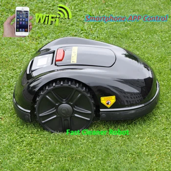 Dviejų Metų Garantija Smartfon APP Contorl Intelliget Vejapjovė Robotas Su 13.2 AH Li-ion+100m viela+100vnt vinys