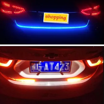 KARŠTO NAUJAS Automobilių uodega apdaila LED šviesos juostelės Skoda Octavia 2 A7 A5 Fabia Greitai Puikus Yeti 
