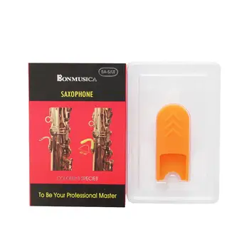 Saksofonas Nykščio Pagalvėlė + 0,8 mm Oranžinė Kandiklį Pagalvėlės Universalus Silikono Kandiklį Pagalvėlės Woodwind Priemonių Priedai