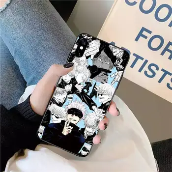 Anime Cartoon Džiudžiutsu Kaisen Telefoną Atveju Xiaomi Redmi 7 8 9t a3 9se k20 mi8 max3 lite 9 pastaba 9s 10 pro