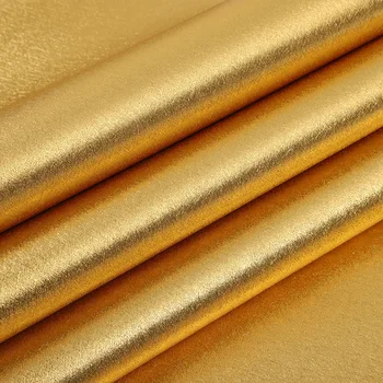 Paprasta europietiško Stiliaus Aukso Folija Tapetai vientisos Spalvos Aukso Bauda Piešimo Tapetai Viešbutis Lubų Klubas PVC Tapetai